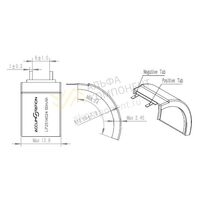 Фото AS LP2514024 4.2V 60mAh Li-pol